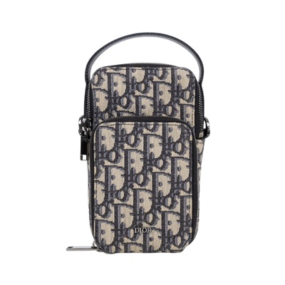 迪奧 CHRISTIAN DIOR Rider 手機袋 超迷你 2OBCA326YSE 藍OBLIQUE RIDER 手機包 原廠盒子/防塵袋