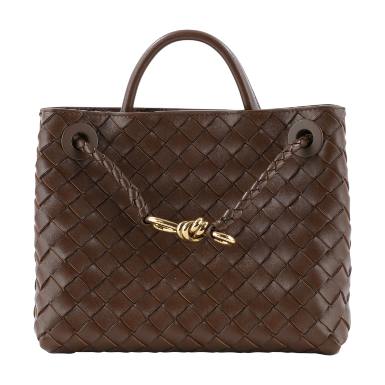 寶緹嘉 BOTTEGA VENETA Small Andiamo With Chain 小型 鍊條 手提 斜背包 766014VCPP1 晶片款  防塵袋