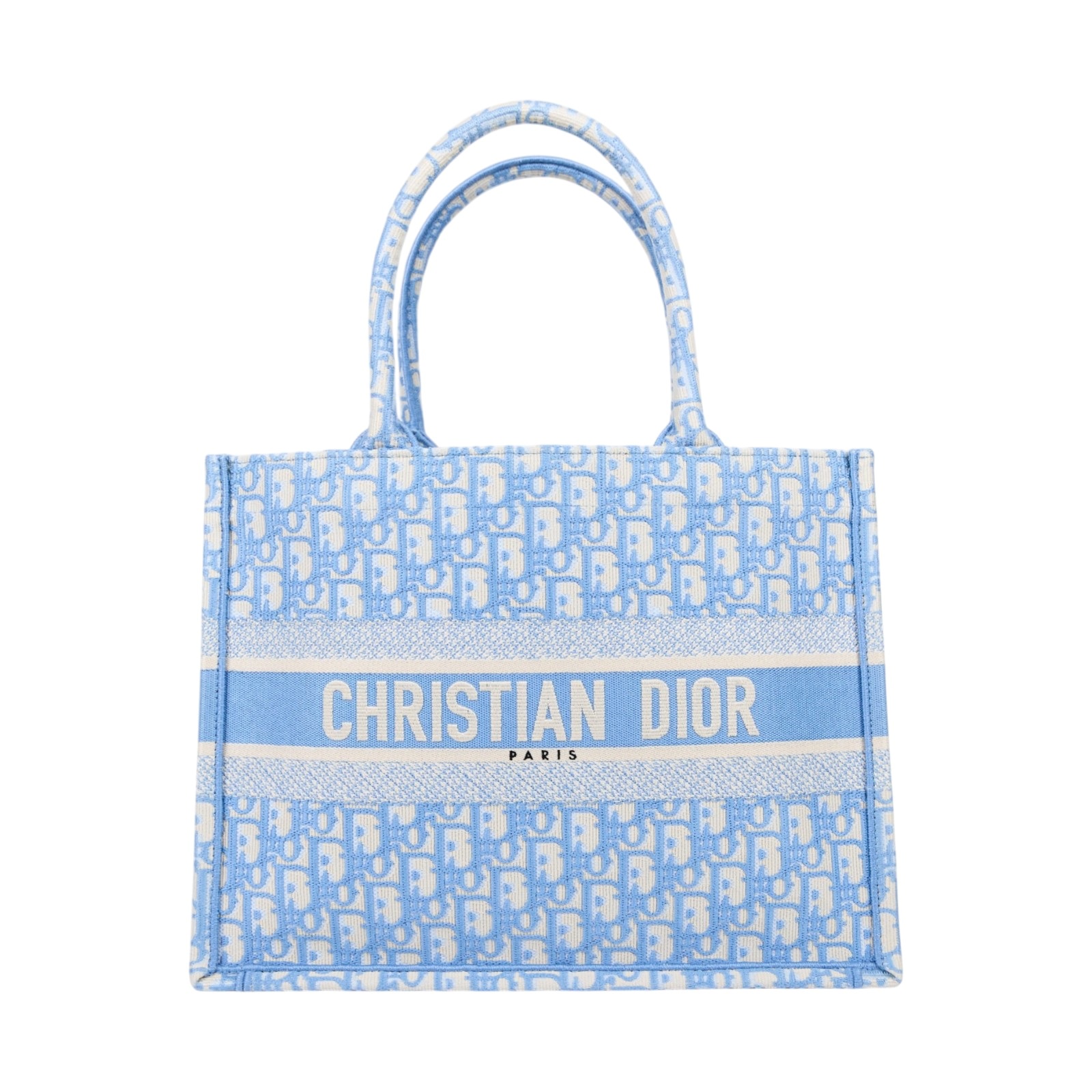 迪奧 CHRISTIAN DIOR Book Tote 中型 托特包 Dior Oblique M1296ZRIW  無附屬品