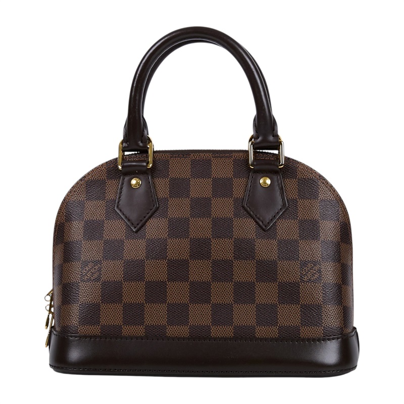 路易威登 LOUIS VUITTON Alma BB 貝殼包 棋盤格 Ebene帆布 N41221 棋盤ALMA BB 鎖組/背帶/防塵袋