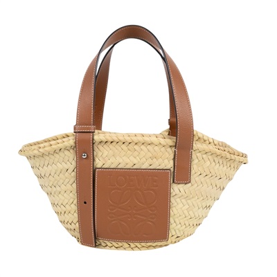 羅意威 LOEWE 棕櫚葉 手提包 菜籃包 編織包 小型 A223S93X04 焦糖草編包 SMALL 防塵袋