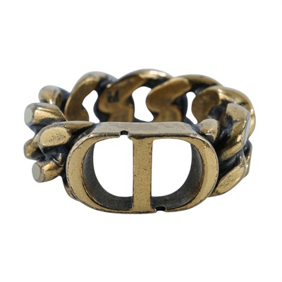 迪奧 CHRISTIAN DIOR 30 Montaigne 戒指 R0939MTGMT_M CD古巴鍊戒指#M 原廠盒子/防塵袋/購買證明影本