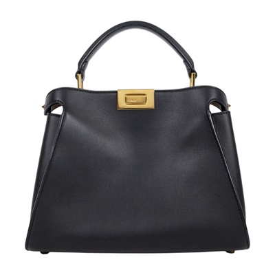 芬迪 FENDI Peekaboo 肩背 手提包 8BN302SMQ 黑PEEKABOO 背帶