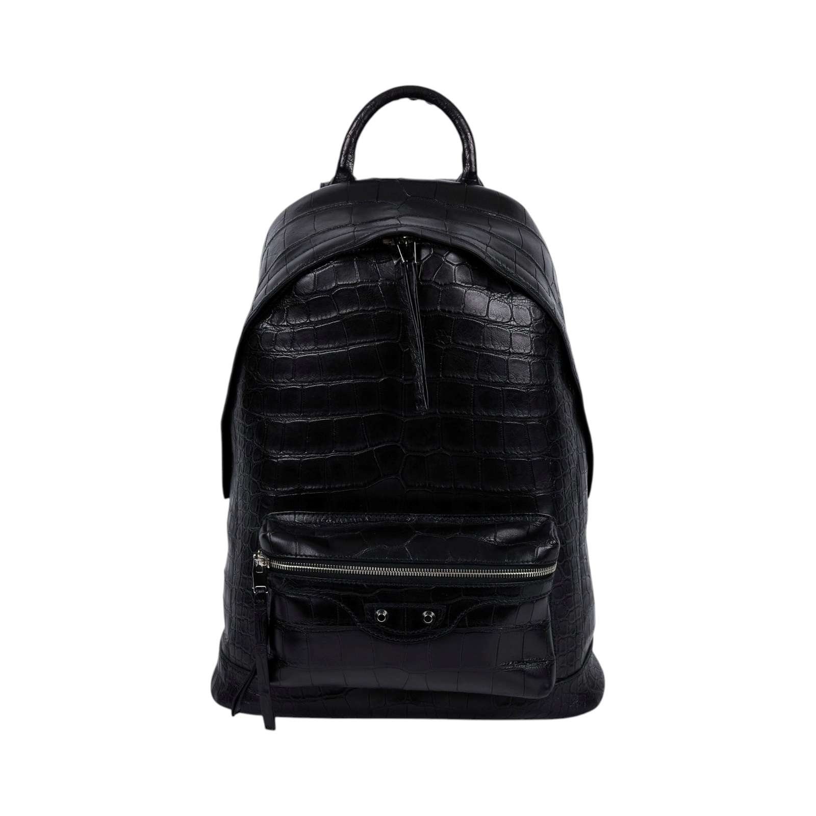 巴黎世家 BALENCIAGA Arena 後背包 435315LNR2N 黑CLASSIC鱷魚壓紋後背包 防塵袋