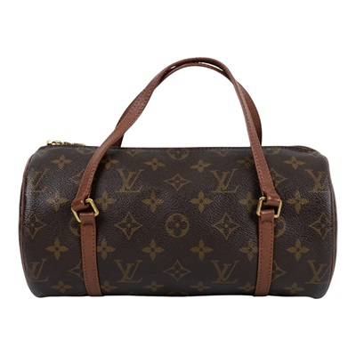 路易威登 LOUIS VUITTON Papillon 26 老花 圓筒 手提包 M51366 原花PAPILLON26 無附屬品