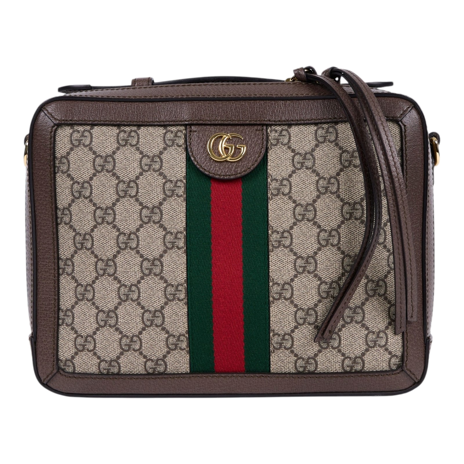 古馳 GUCCI Ophidia GG 小型 肩背包 550622 K05NG 棕OPHIDIA大化妝箱 防塵袋/原廠盒子背帶/購買證明正本