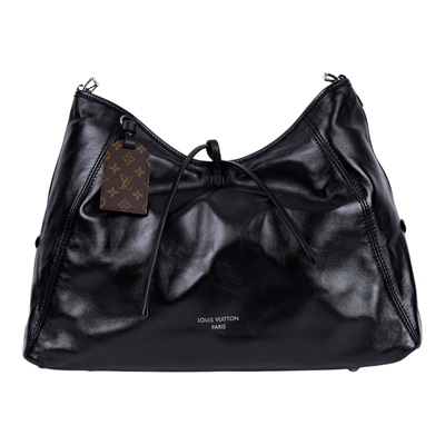 路易威登 LOUIS VUITTON CarryAll Vibe MM 手提 肩背包 黑色 M25143 晶片款  內袋/防塵袋/原廠盒子