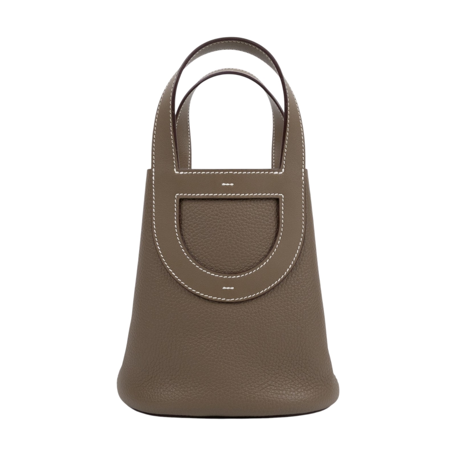 愛馬仕 Hermes In The Loop 18  豬鼻 菜籃子包 ITL18 WPU002N1 W刻大象灰金釦IN THE LOOP18 原廠盒子/防塵袋