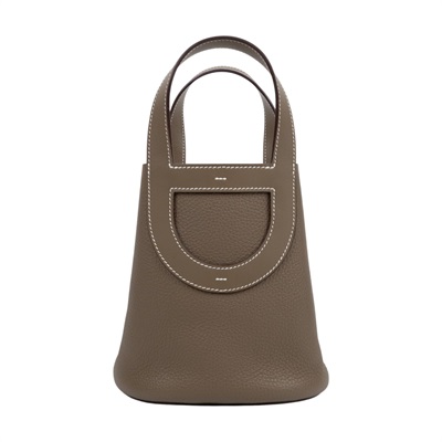 愛馬仕 Hermes In The Loop 18  豬鼻 菜籃子包 ITL18 WPU002N1 W刻大象灰金釦IN THE LOOP18 原廠盒子/防塵袋