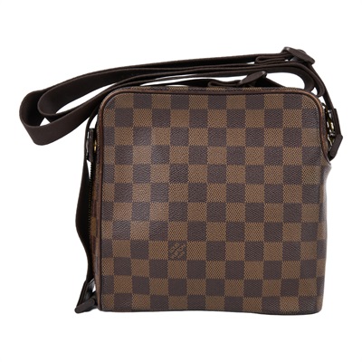 路易威登 LOUIS VUITTON Olav GM 斜背包 肩背包 棋盤格 N41442 棕棋盤格OLAF PM 防塵袋