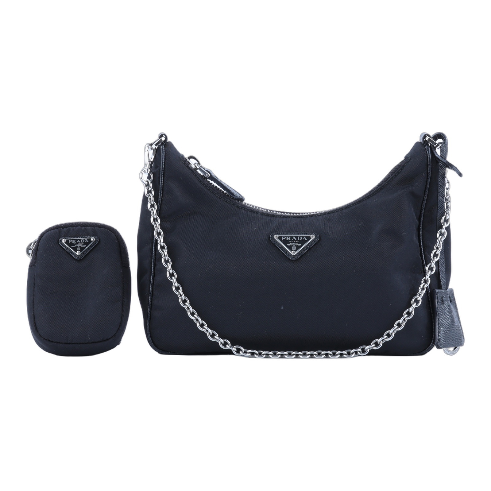 普拉達 PRADA Re-Edition 2005 Re-Nylon 手袋 1BH204_R064  原廠盒子/防塵袋x2/背帶/鏈帶/內袋/購買證明正本
