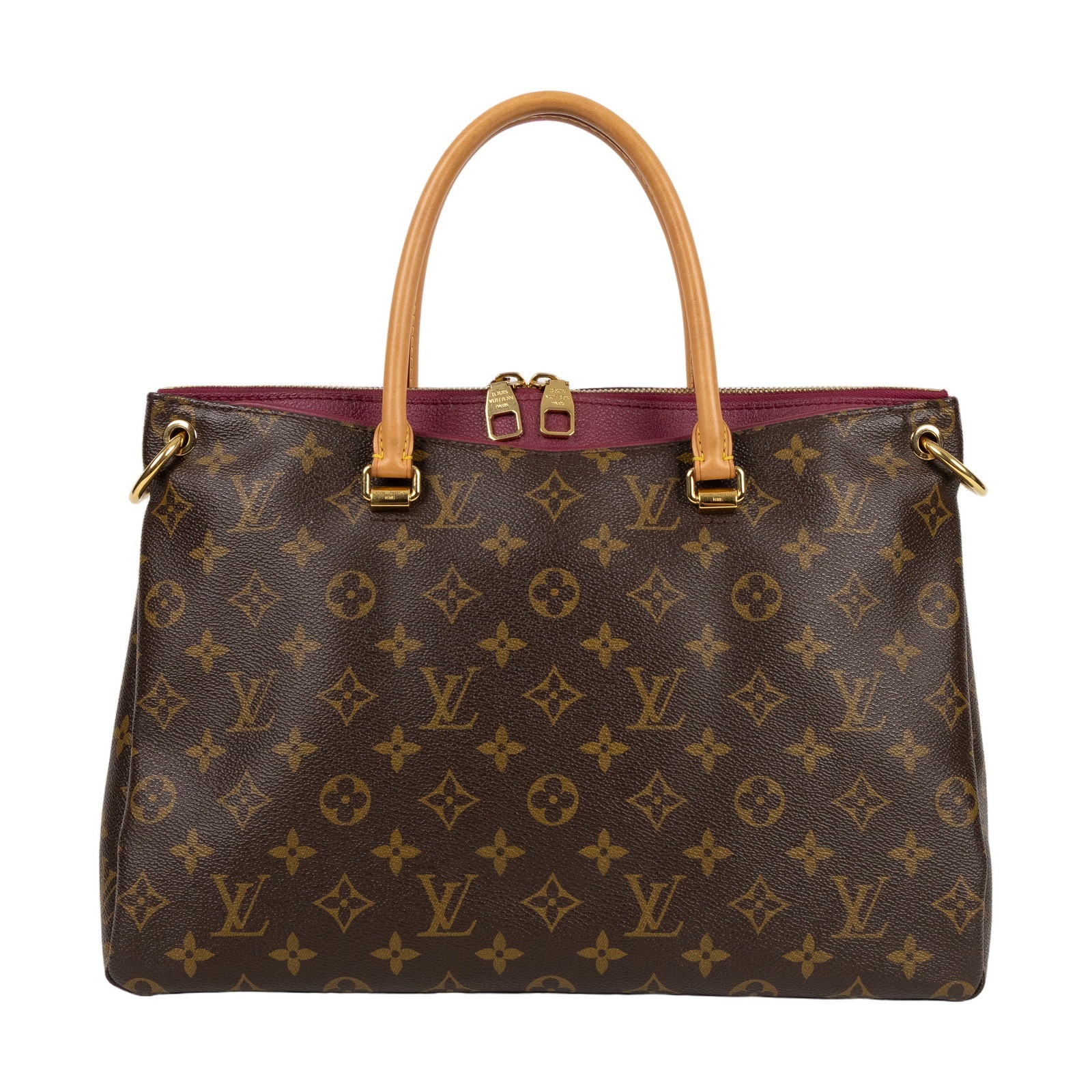 路易威登 LOUIS VUITTON Pallas MM 手提包 M40906 原花紫PALLAS MM 背帶