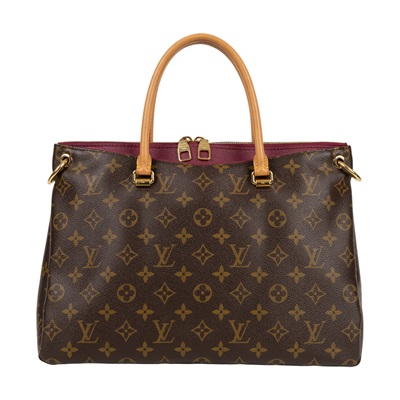 路易威登 LOUIS VUITTON Pallas MM 手提包 M40906 原花紫PALLAS MM 背帶