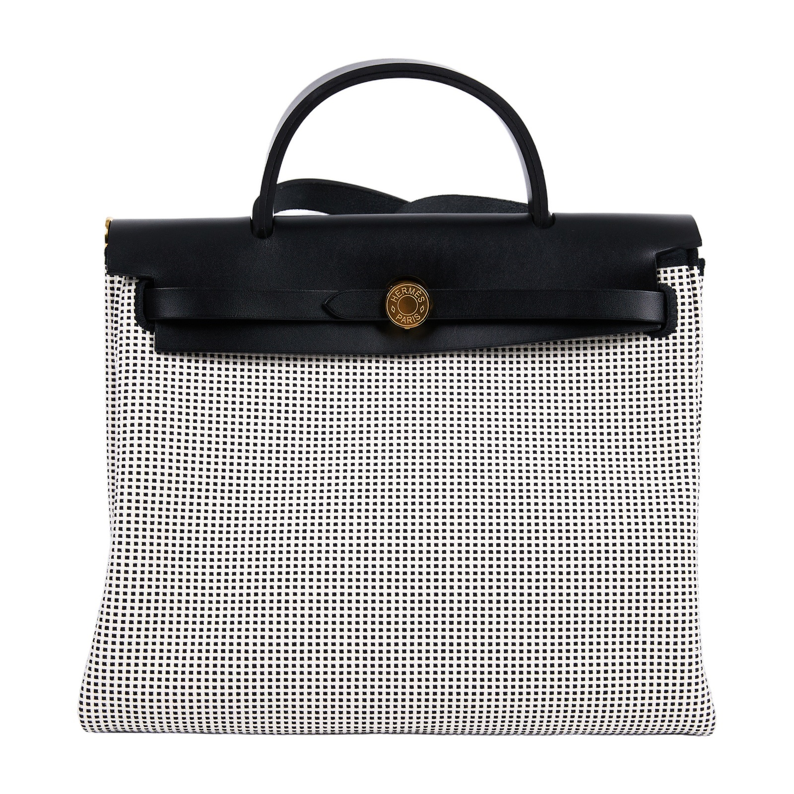 愛馬仕 Hermes Herbag Zip 31 金色五金 黑色 H082926CCAA U MN 011  防塵袋/內袋/鎖組/原廠盒子/購買證明