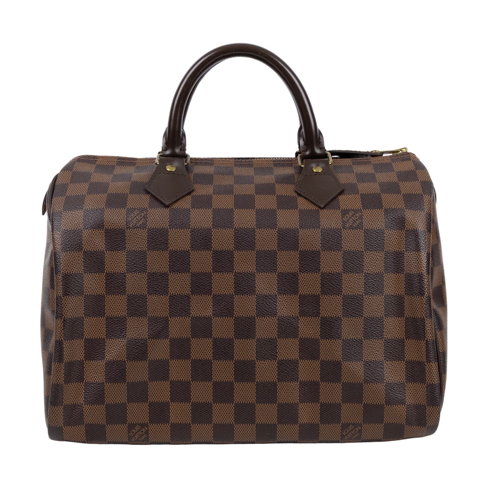 路易威登 LOUIS VUITTON Speedy 30 經典帆布 手提波士頓包 N41531 咖棋盤格SPEERY30 購買證明正本/鎖組