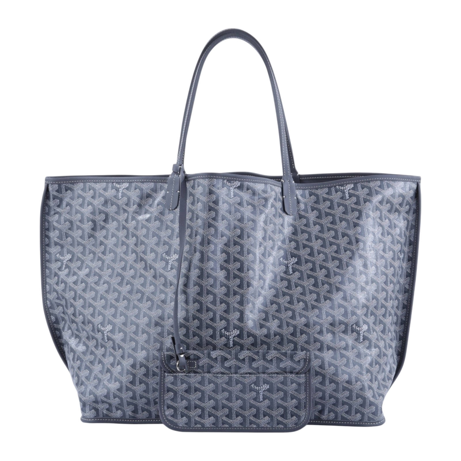 高雅德 GOYARD Anjou GM Bag 托特包 ANJOUSGMLCG 灰ANJOU GM 購買證明正本/防塵袋/內袋