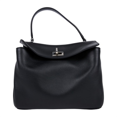 巴黎世家 BALENCIAGA Rodeo Mini 手提包 銀色五金 8437122AA4U 黑銀RODEO MINI 吊牌