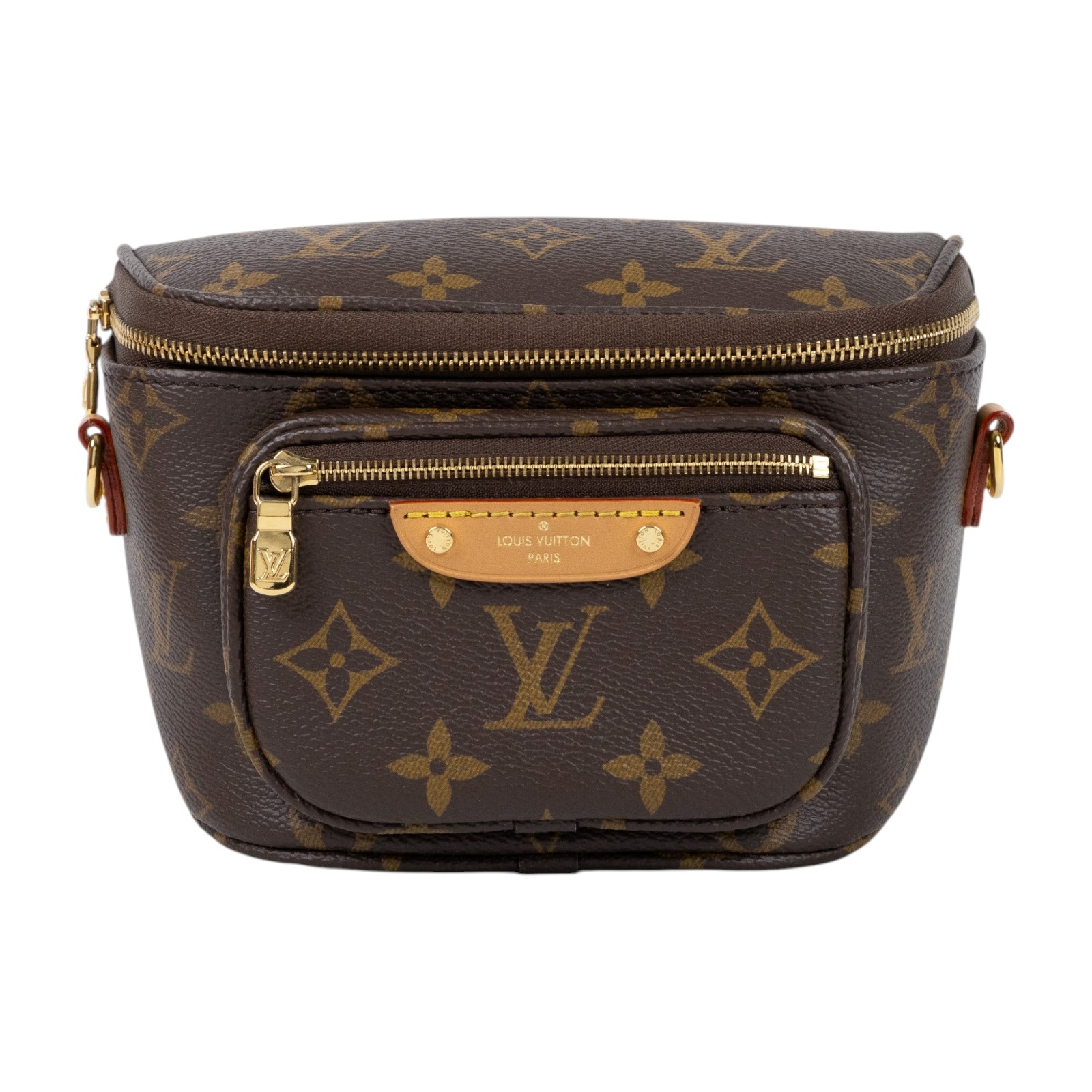 路易威登 LOUIS VUITTON Mini Bumbag 迷你 腰包 鏈條 單肩包 M82335 晶片款  原廠盒子/防塵袋/背帶2