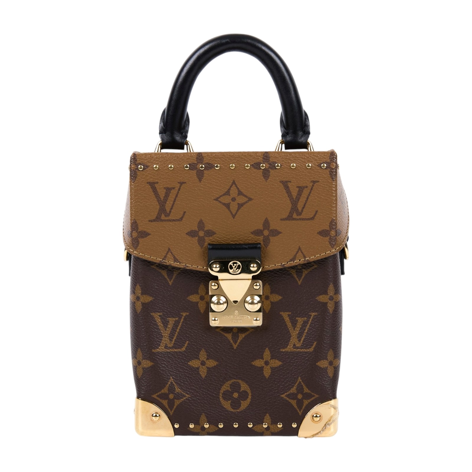 路易威登 LOUIS VUITTON Camera Box 硬盒 手機包 M82465 晶片款 原花CAMERA BOX 原廠盒子/防塵袋/背帶x2