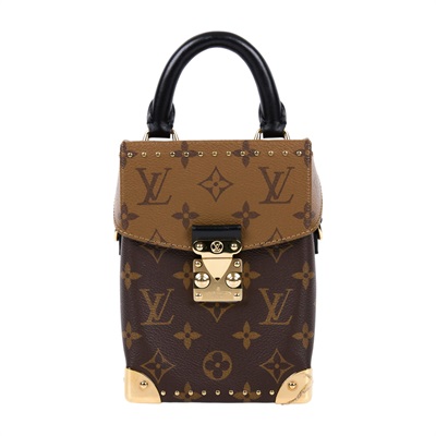 路易威登 LOUIS VUITTON Camera Box 硬盒 手機包 M82465 晶片款 原花CAMERA BOX 原廠盒子/防塵袋/背帶x2