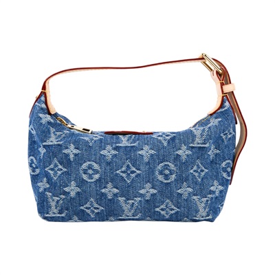 路易威登 LOUIS VUITTON LV Remix Hills Pochette 牛仔 腋下包 肩背包 迷你 M82949 晶片款  防塵袋/原廠盒子/購買證明正本