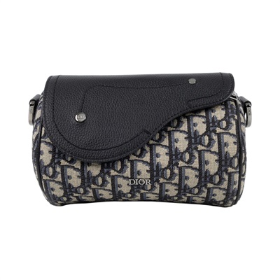 迪奧 CHRISTIAN DIOR Roller Bag 斜背包滾筒包 1ADPO261YKY  原廠盒子/防塵袋/保證卡/背帶x2