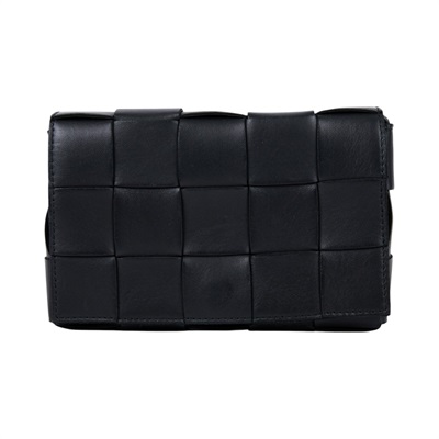 寶緹嘉 BOTTEGA VENETA Small Cassette 編織包 730848VMAY1 黑CASSETTE 5x3 防塵袋/購買證明正本