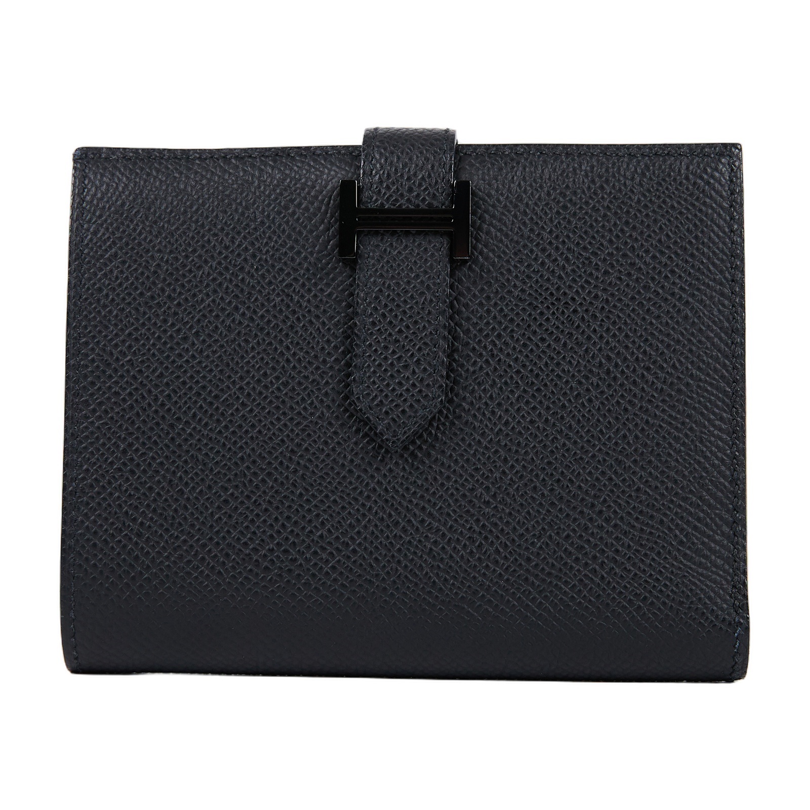 愛馬仕 Hermes Bearn 短夾 BEARN B AI 006 GP B刻黑BEARN短夾 無附屬品