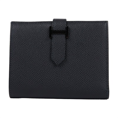 愛馬仕 Hermes Bearn 短夾 BEARN B AI 006 GP B刻黑BEARN短夾 無附屬品