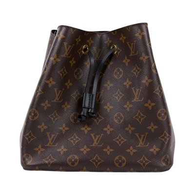 路易威登 LOUIS VUITTON NéoNoé MM 經典帆布 肩背 水桶包 黑色 M44020 黑原花NÉONOÉ MM 背帶