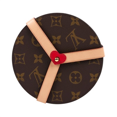 路易威登 LOUIS VUITTON 圓形 珠寶盒 UB0149 圓原花珠寶首飾盒 原廠盒子/防塵袋/鎖組