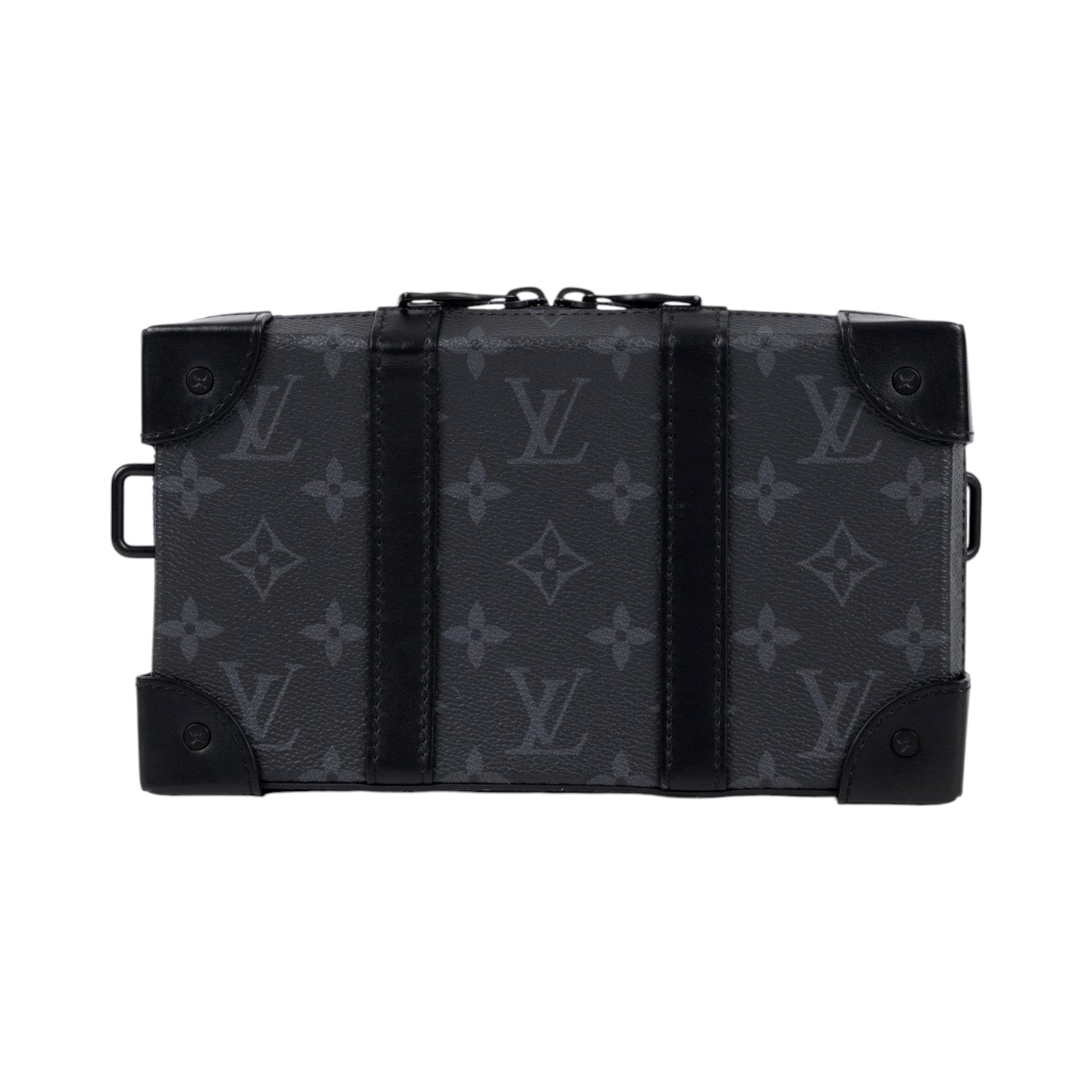 路易威登 LOUIS VUITTON Mini Soft Trunk 迷你 隨身包 黑色 M69838 晶片款  背帶