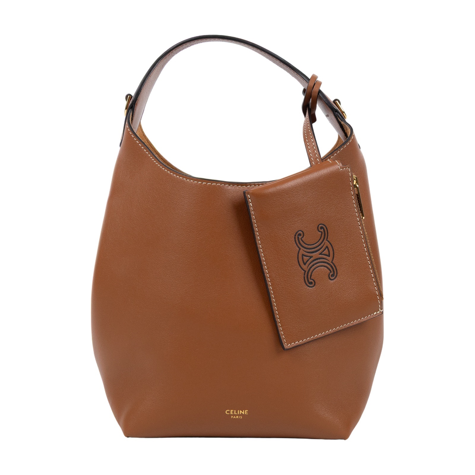 思琳 CELINE HOBO 小號 手袋 L10133Q71 焦糖HOBO SMALL 防塵袋/內袋/背帶