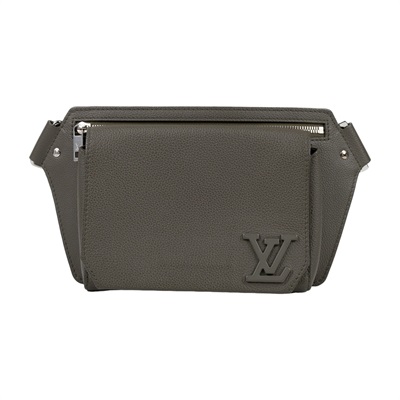 路易威登 LOUIS VUITTON Takeoff 斜背包 M21364 晶片款 墨綠TAKEOFF斜背包 原廠盒子/防塵袋