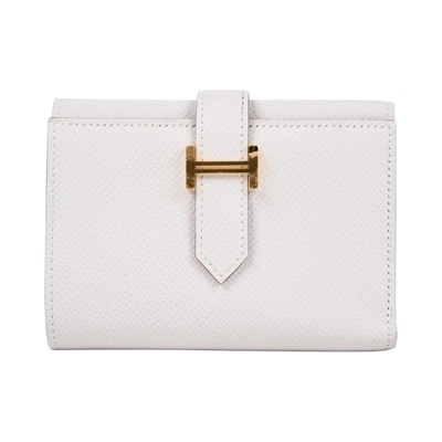 愛馬仕 Hermes Bearn 錢包 Epsom 小牛皮 奶油白 (Craie) 金色五金 H082875CC10 /B NN009 AX  原廠盒子