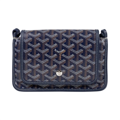 高雅德 GOYARD Plumet Pocket Wallet 肩背 隨身錢包 PLUMETPMLTY 深藍PLUMET 防塵袋