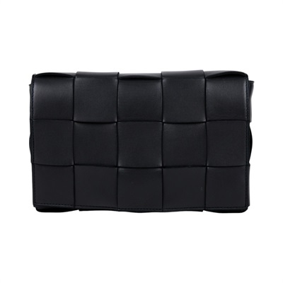 寶緹嘉 BOTTEGA VENETA Cassette 肩背包 斜背包 578004VMAY1 黑CASSETTE 3X5 防塵袋/原廠盒子