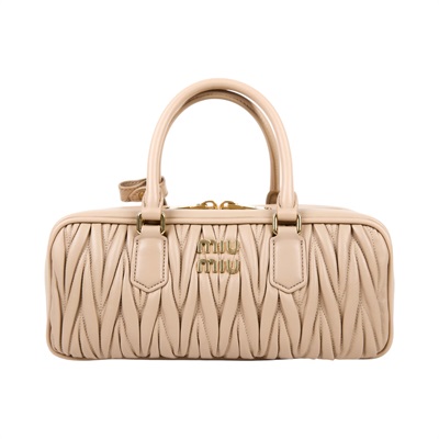 繆繆 MIU MIU Arcadie matelassé 納帕皮革手袋 Arcadie Matelassé Nappa Leather Bag 5BB142_AN88  背帶/吊牌/防塵袋