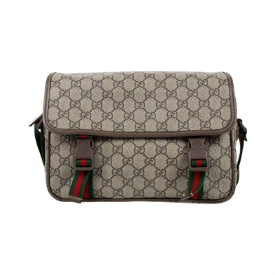 古馳 GUCCI 郵差包 肩背包 斜背包 760123 FACJN 咖GG郵差斜背包 原廠盒子/防塵袋/購買證明正本