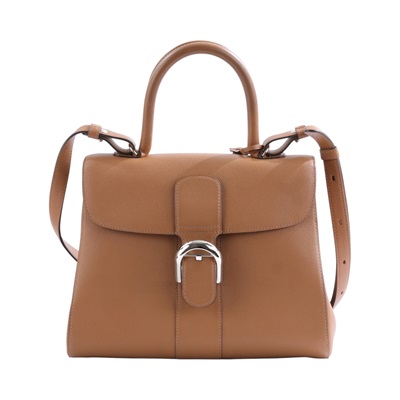 德爾沃 DELVAUX  Brillant MM 手提包 AA0405AAU024MDP 棕BRILLANT MM 防塵袋/背帶
