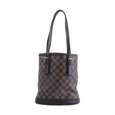 路易威登 LOUIS VUITTON Marais Bucket 水桶包 肩背包 手提包 N42240 棕棋盤MARAIS PM 內袋