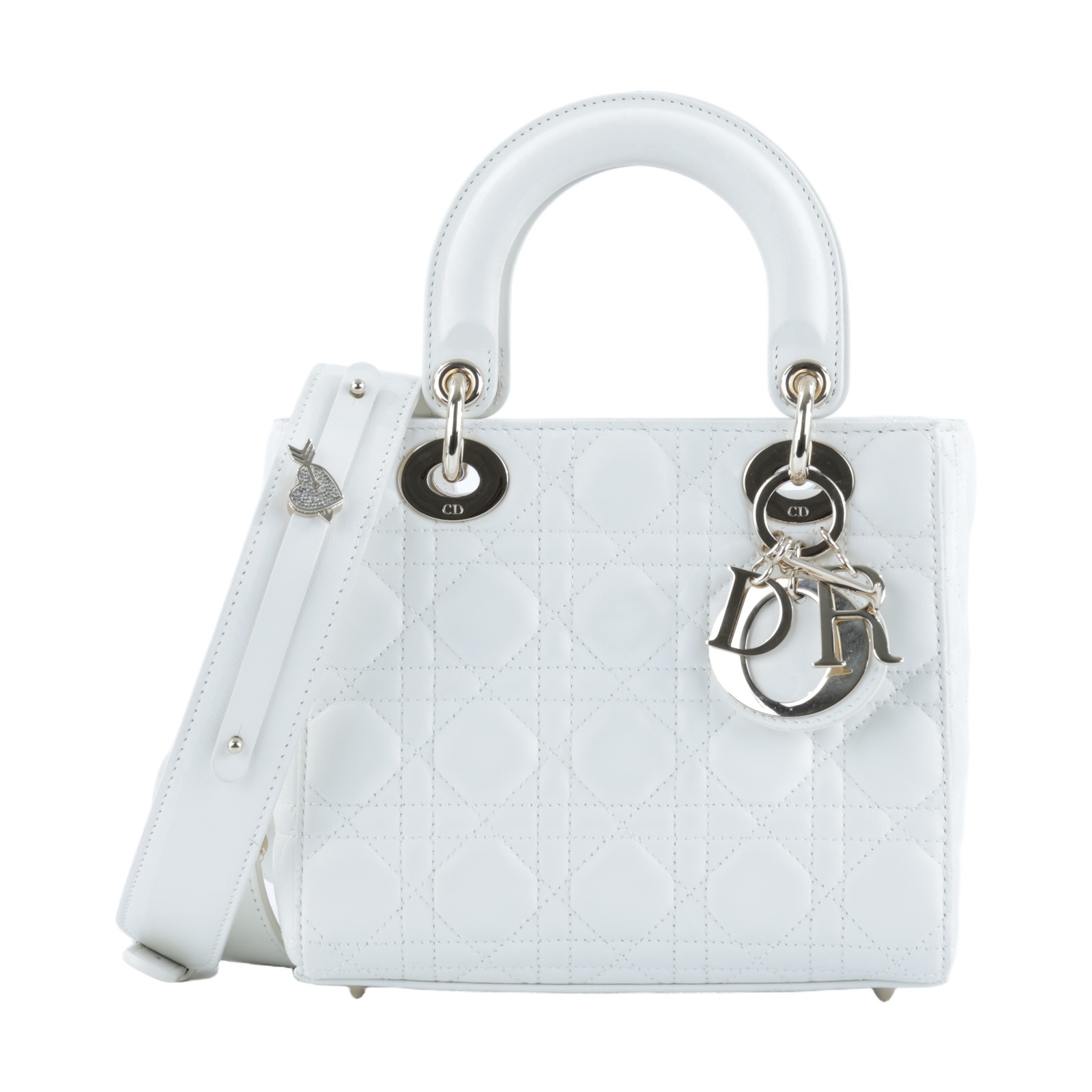 迪奧 CHRISTIAN DIOR Lady Dior My ABCDior 小型 肩背 手提包 羊皮 M0538OCAL  原廠盒子/防塵袋/購買證明/背帶