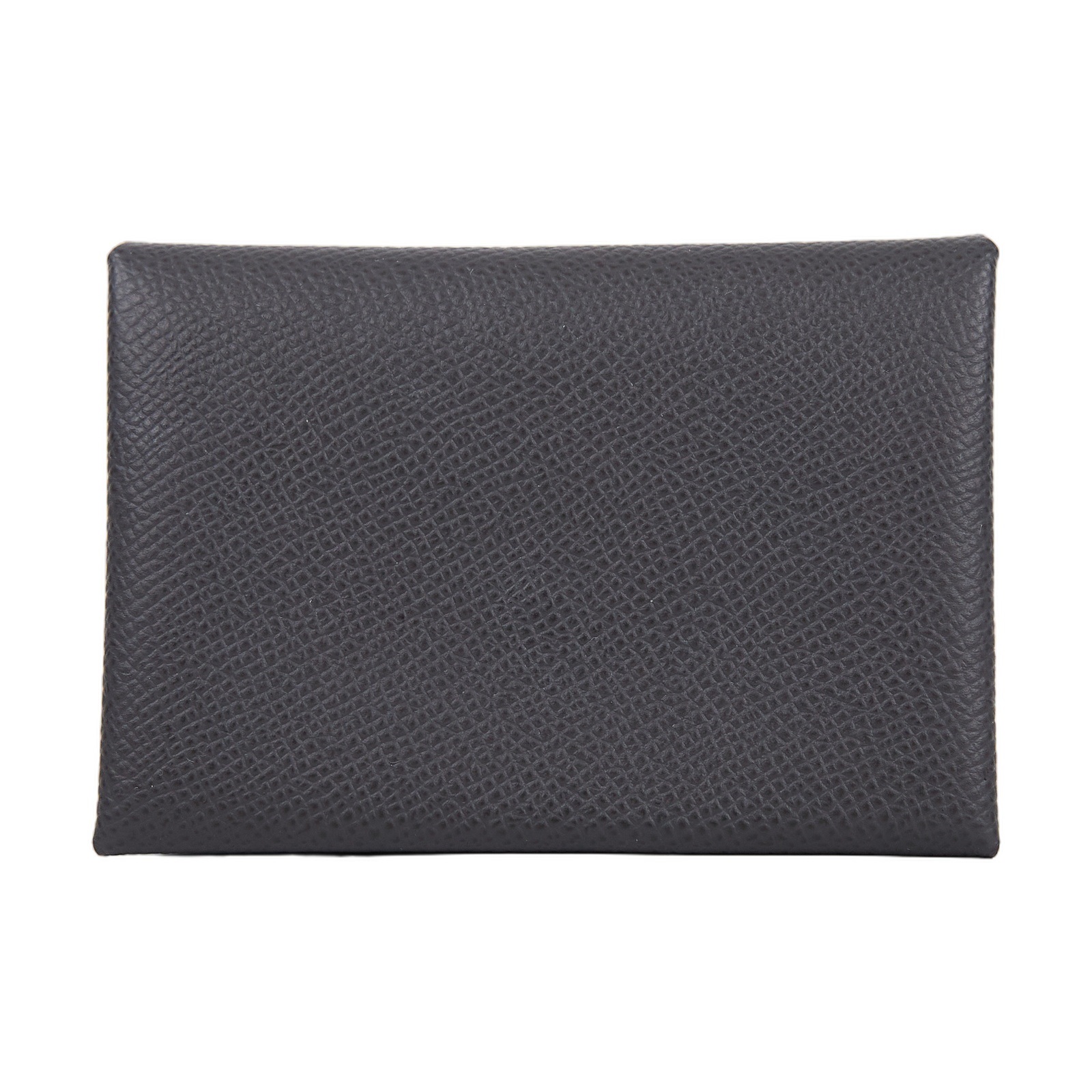 愛馬仕 Hermes Calvi Duo 卡包 石墨灰 銀色五金 H083035CK88 /U FM 011 PM  原廠盒子/購買證明
