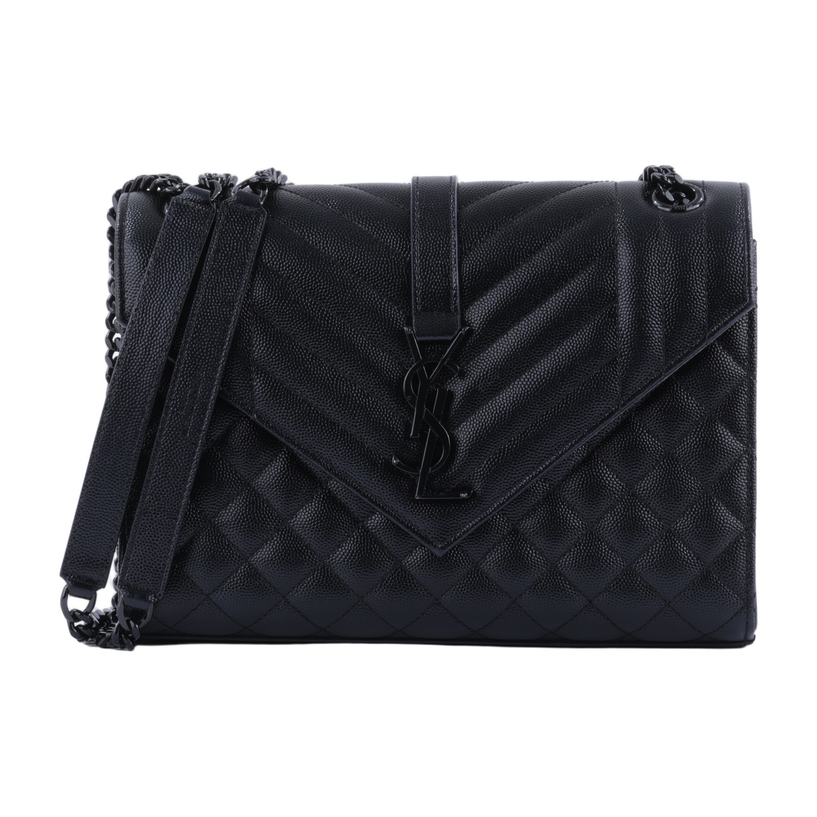 聖羅蘭 YSL SAINT LAURENT Envelope 鏈帶 肩背包 428134BOW98  原廠盒子/防塵袋/原廠文件