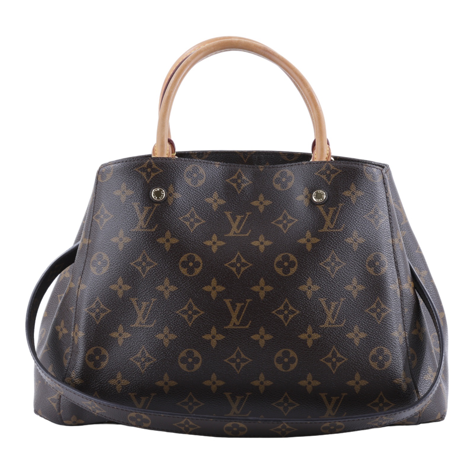 路易威登 LOUIS VUITTON Montaigne MM 經典帆布 三層手提 斜背包 M41056 原花MONTAIGNE MM 防塵袋/背帶
