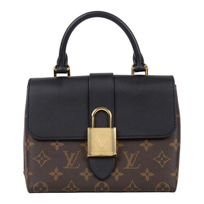 路易威登 LOUIS VUITTON Locky BB 手提包 黑色 M44141 黑拼原花LOCKY BB手提肩背包 防塵袋/背帶