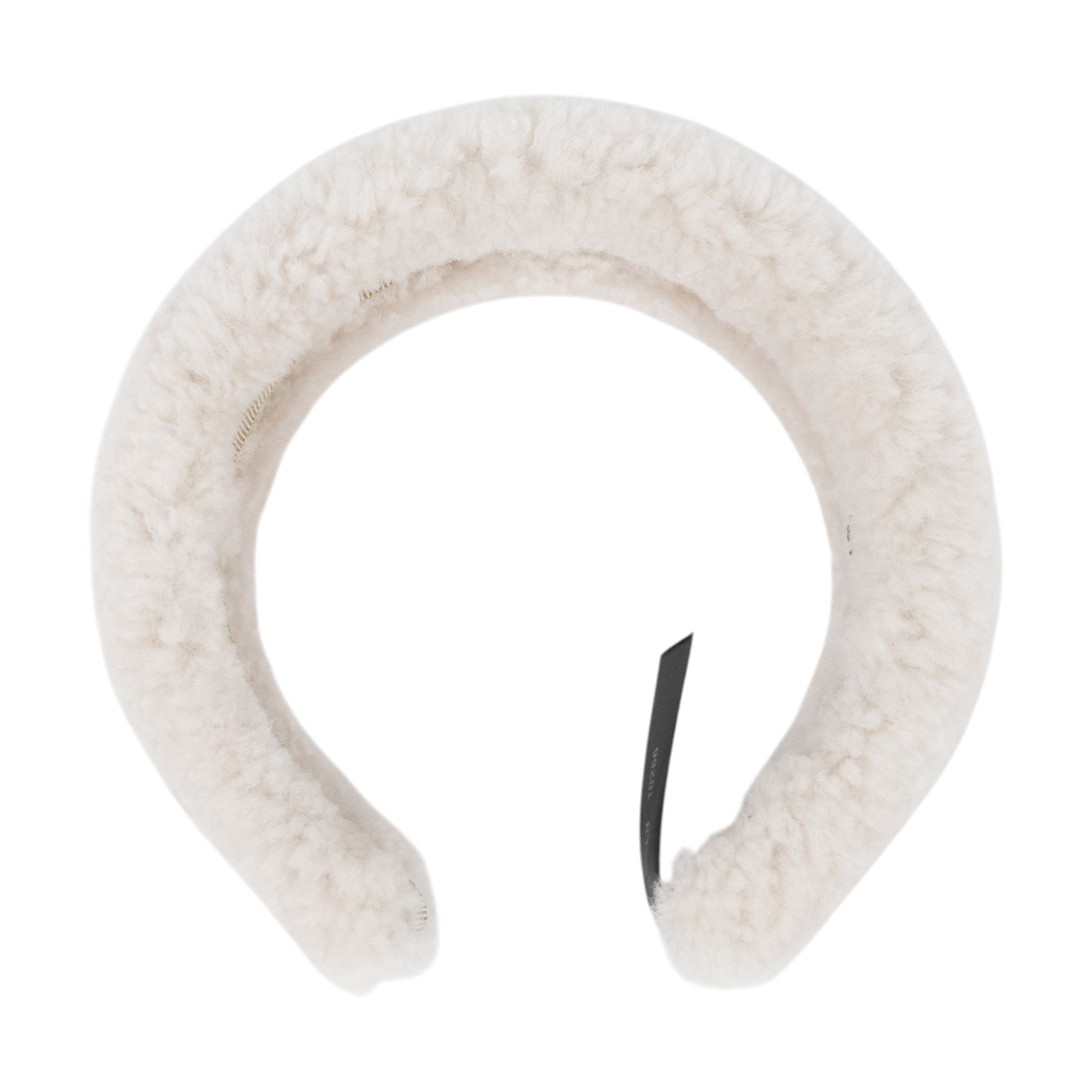 繆繆 MIU MIU 羊絨皮頭帶 Shearling Headband 5IH025_2F7T 白羊絨髮箍 原廠盒子/防塵袋