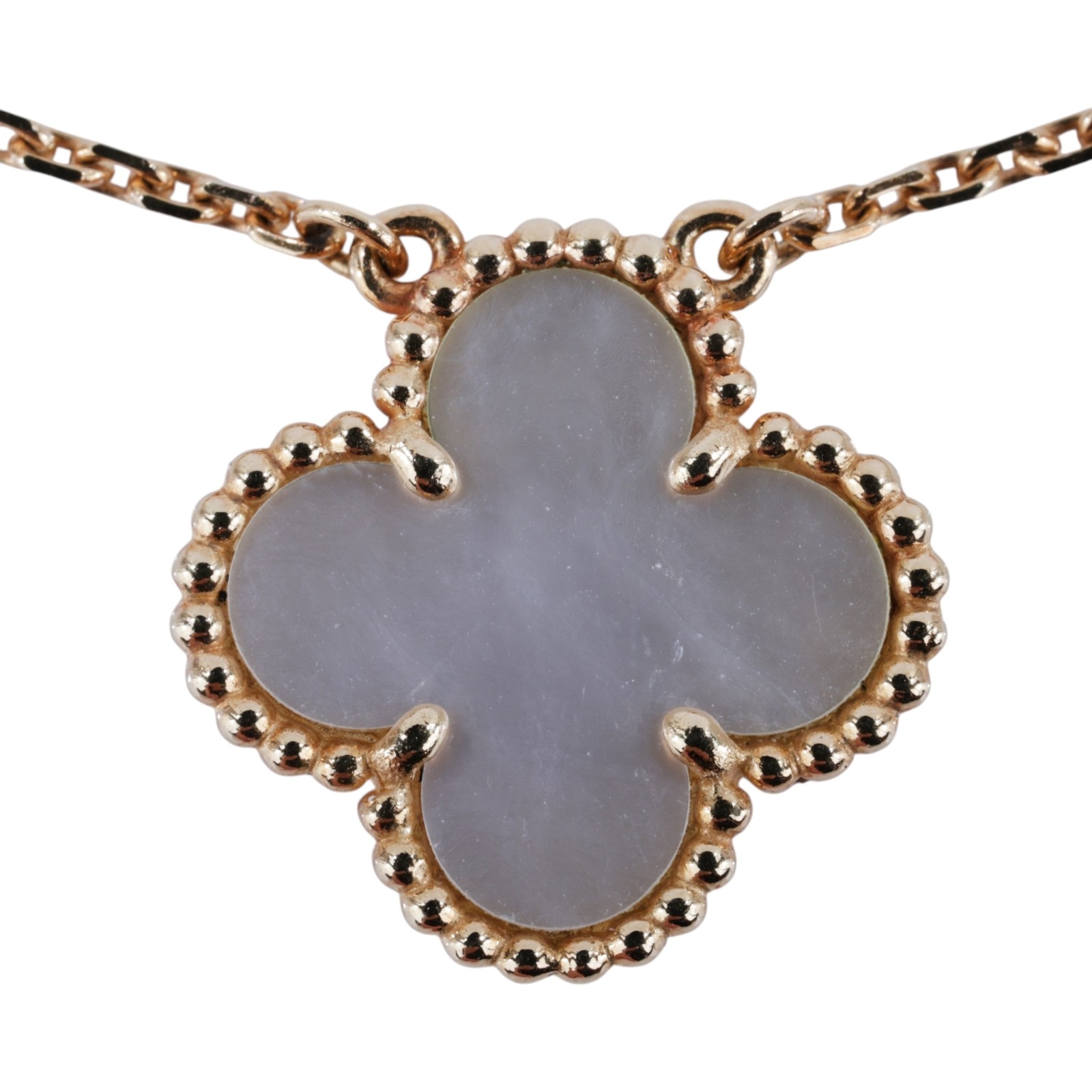 梵克雅寶 Van Cleef & Arpels Vintage Alhambra 吊墜 小型 vcara45900  原廠盒子/防塵袋/保證卡/購買證明影本