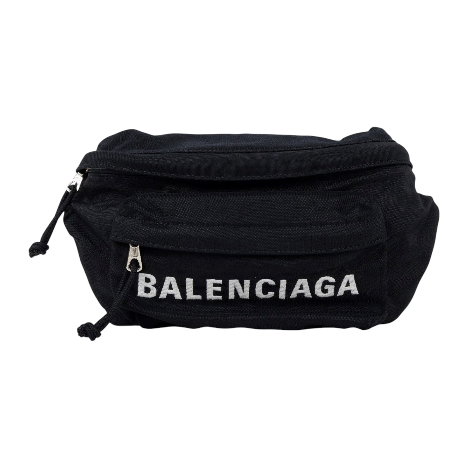 巴黎世家 BALENCIAGA 腰包 533009H851N 黑LOGO腰包 防塵袋