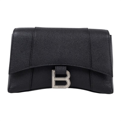巴黎世家 BALENCIAGA DOWNTOWN 沙漏包 肩背包 斜背包  7364712AABJ 黑色DOWNTOWN XS 背帶/購買證明正本/防塵袋
